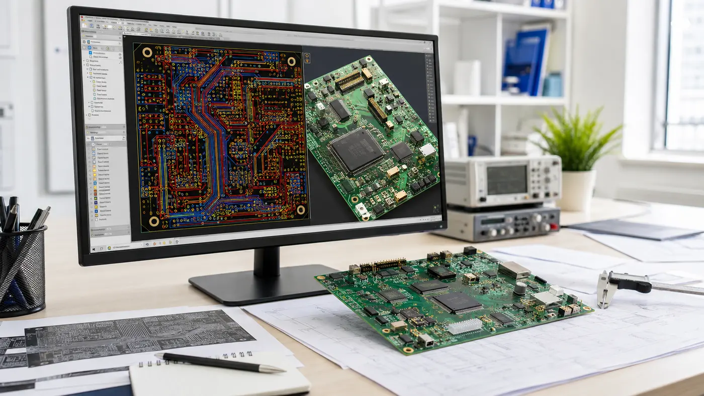 Проектирование печатной платы, трассировка PCB и проверка готовой платы