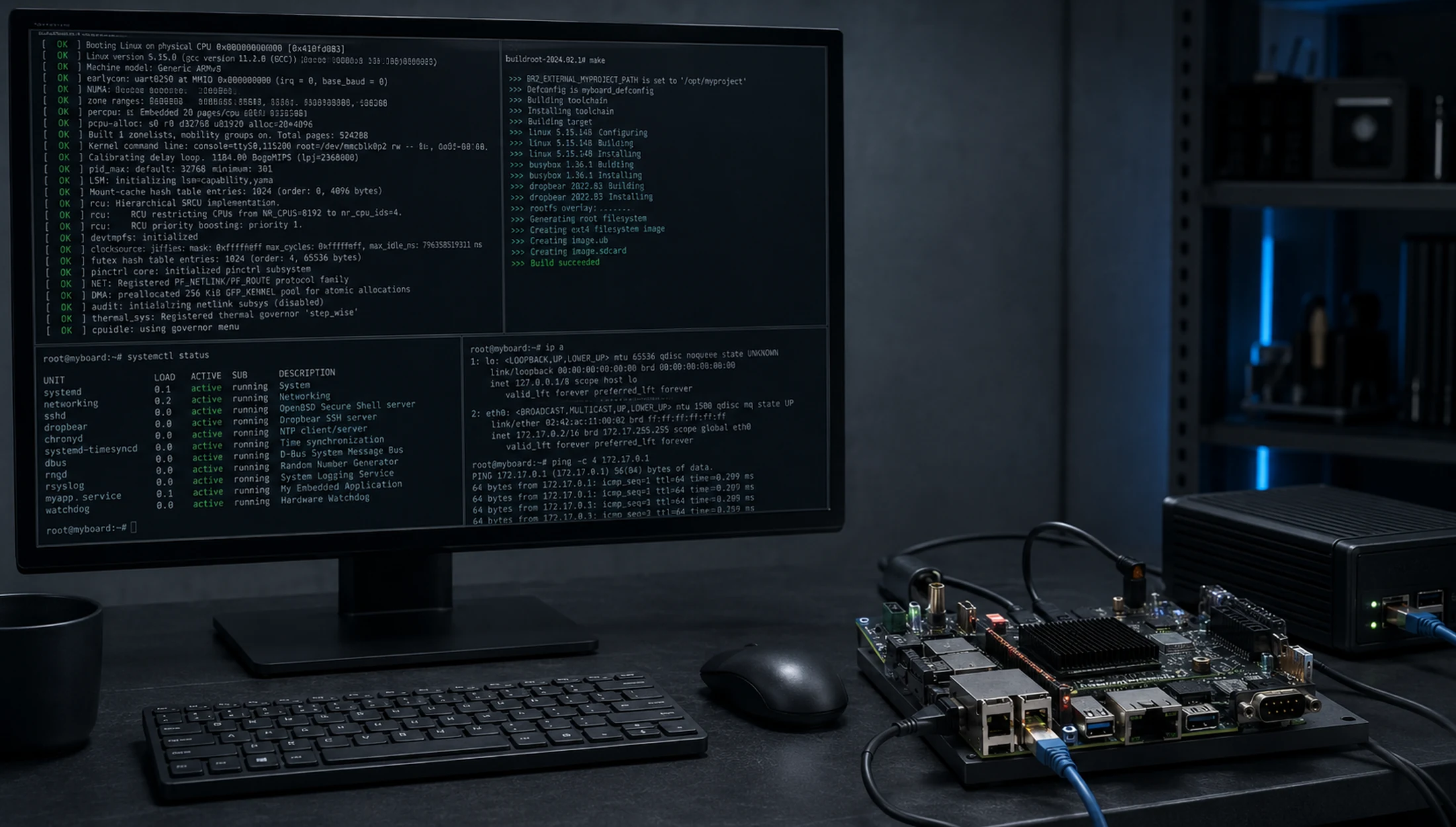 Встроенная Linux-система для промышленного оборудования